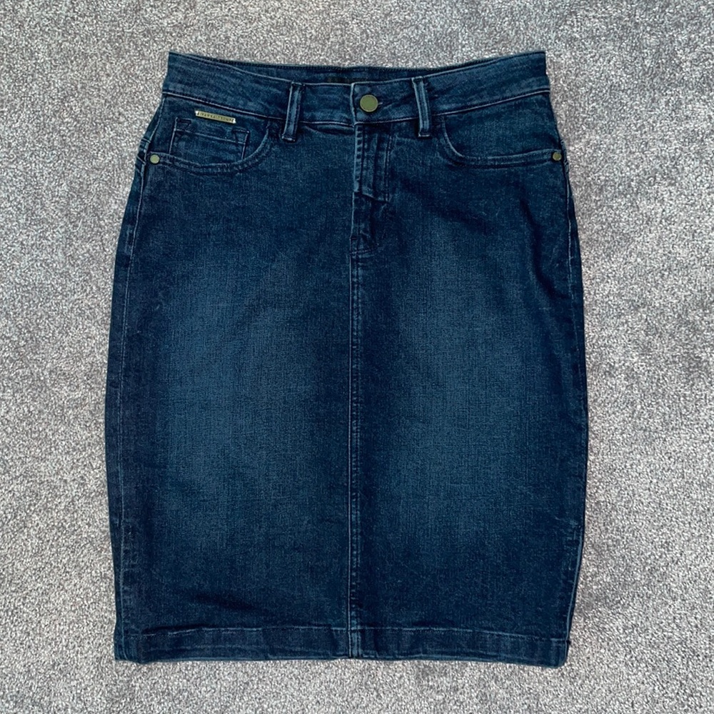 Ivanka Trump pencil denim skirt